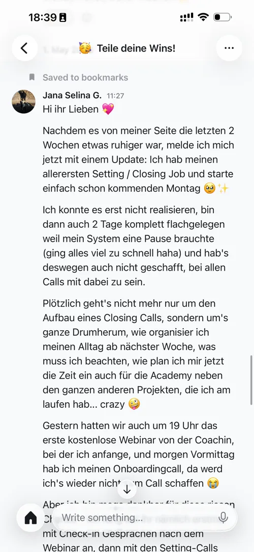 Community-Nachricht