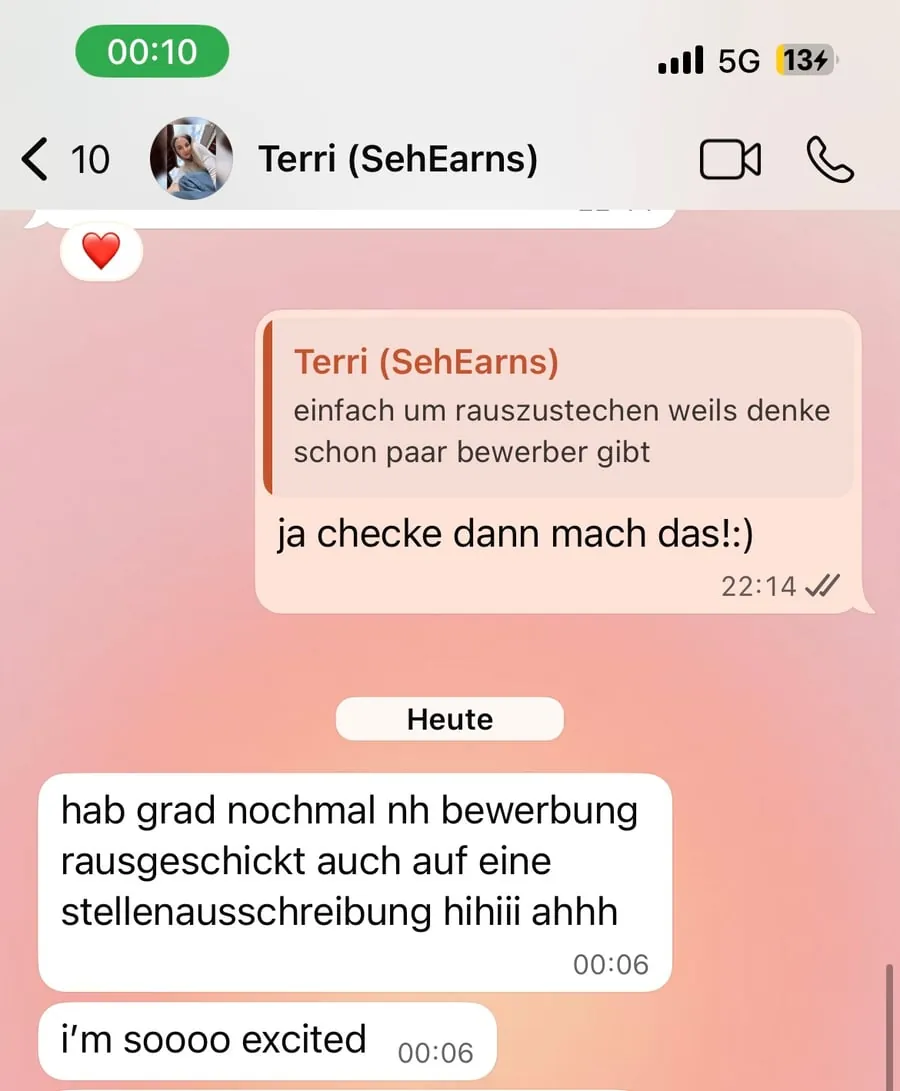 Kundenstimme über die SheEarnsGlobal Academy