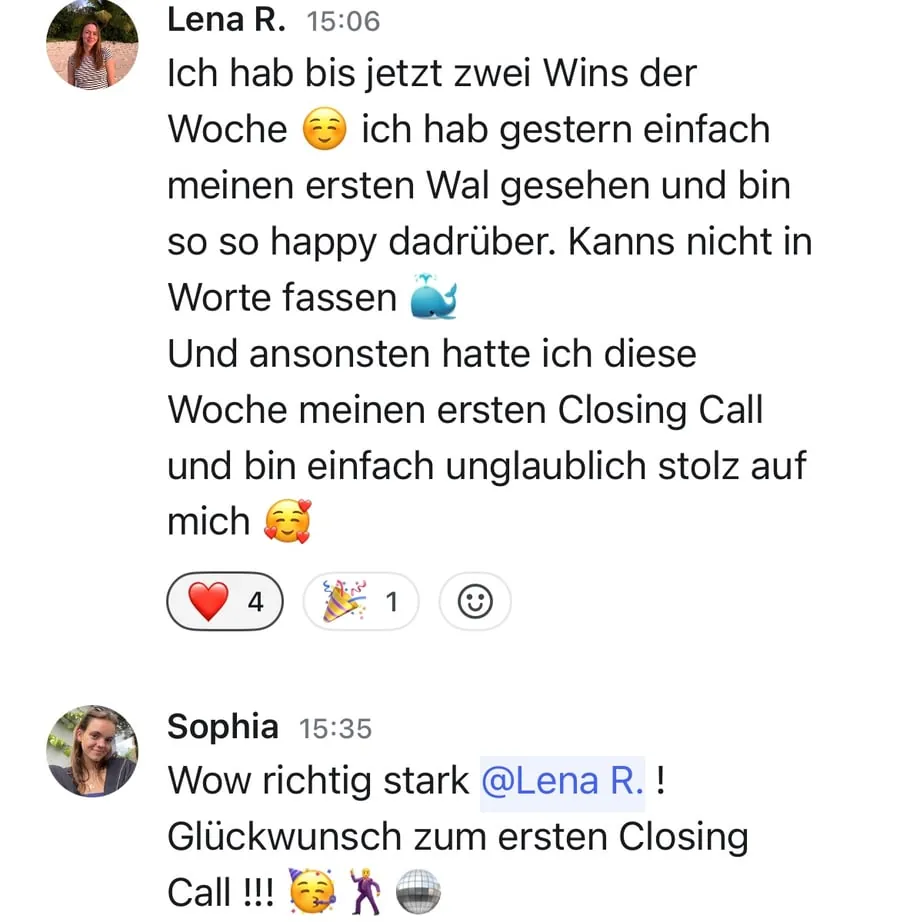 Kundenstimme über die SheEarnsGlobal Academy