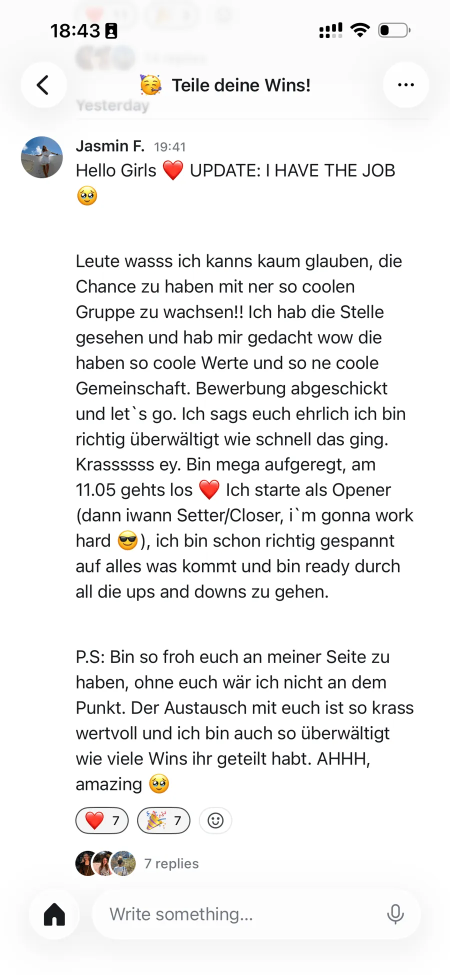 Kundenstimme über die SheEarnsGlobal Academy