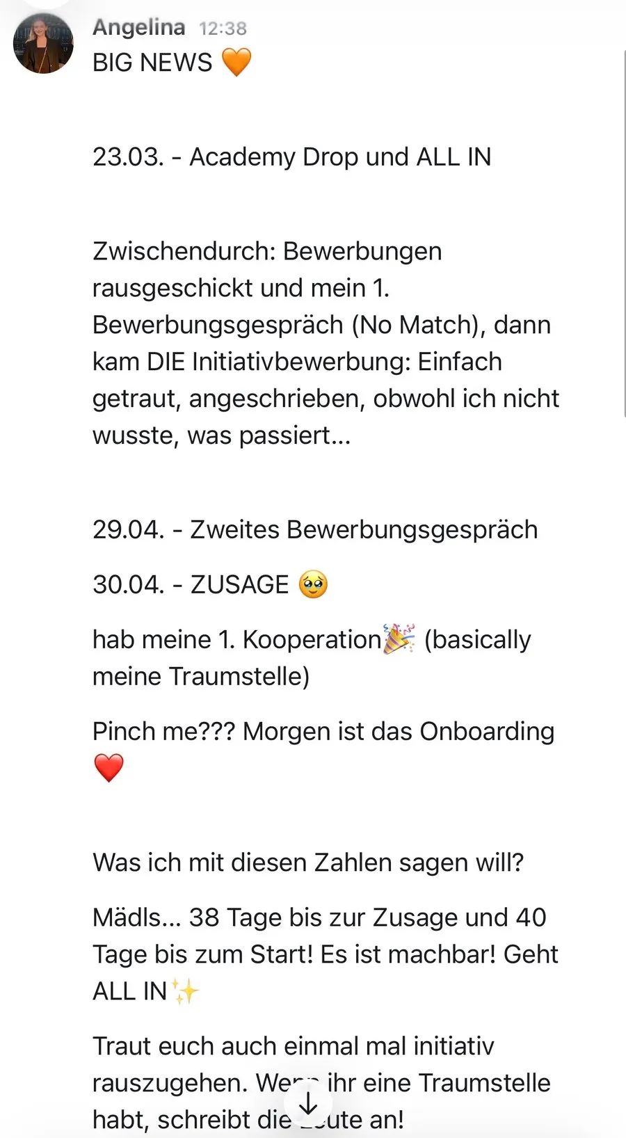 Kundenstimme über die SheEarnsGlobal Academy