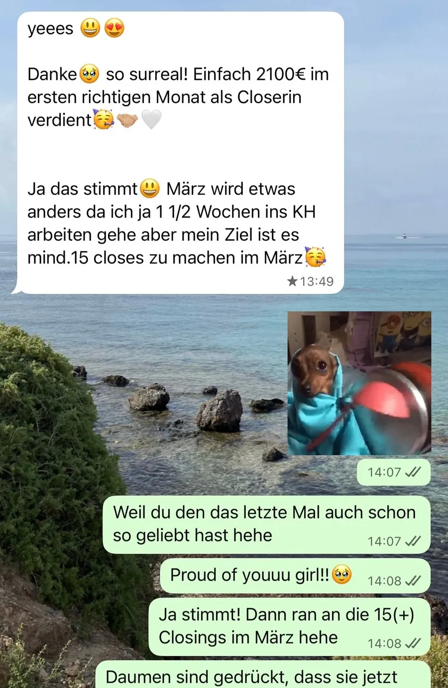 Kundenstimme über die SheEarnsGlobal Academy