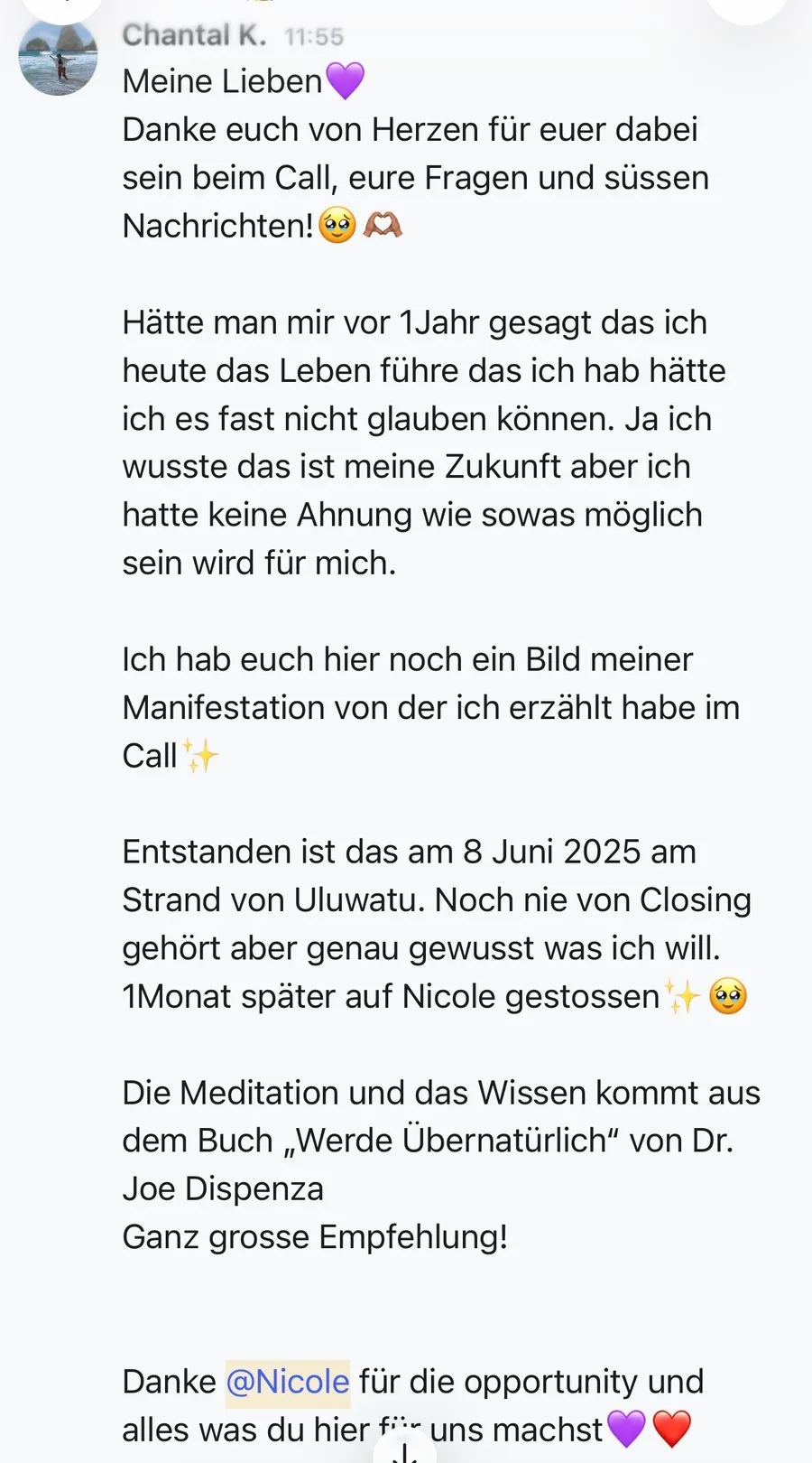 Kundenstimme über die SheEarnsGlobal Academy