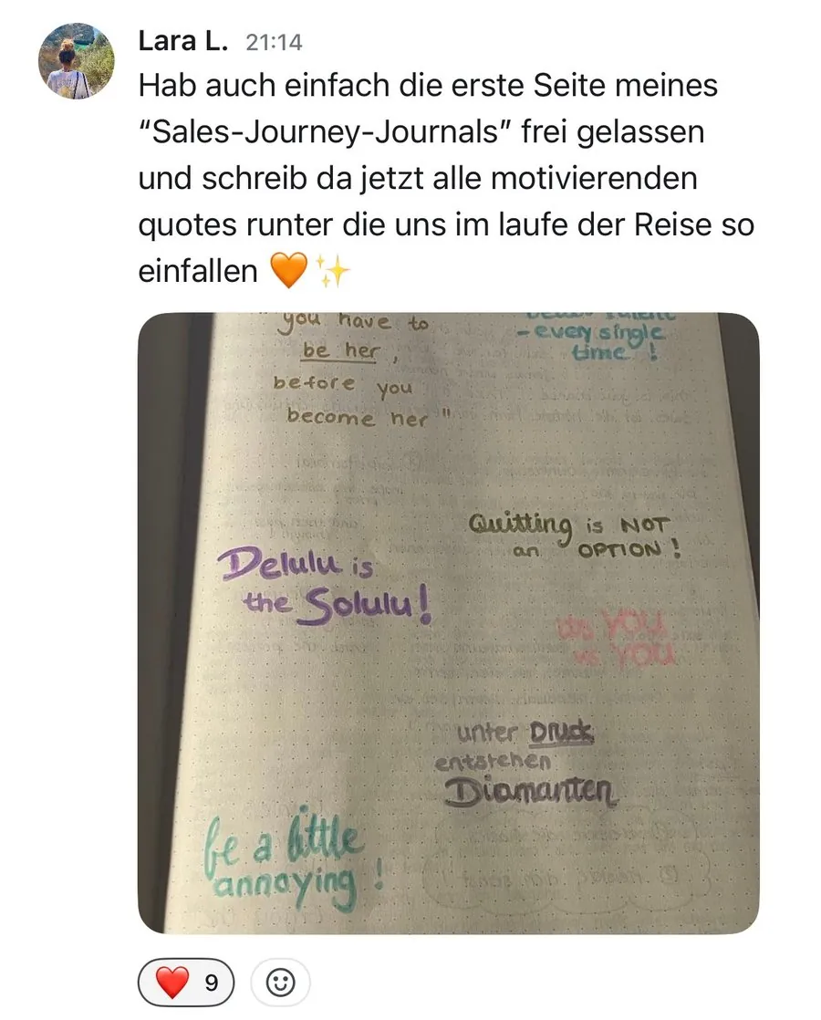 Kundenstimme über die SheEarnsGlobal Academy
