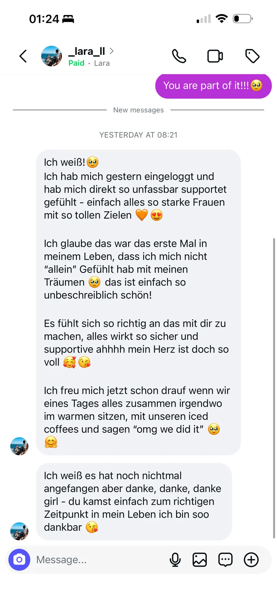 Kundenstimme über die SheEarnsGlobal Academy