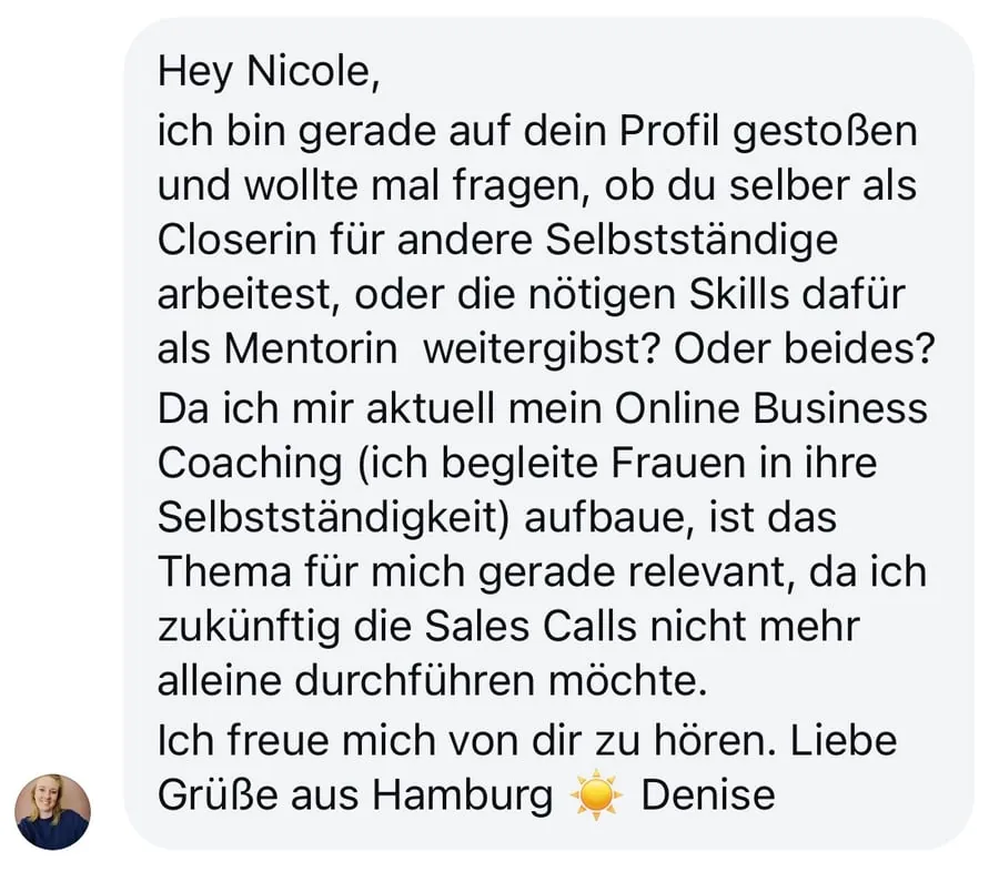 Kundenstimme über die SheEarnsGlobal Academy