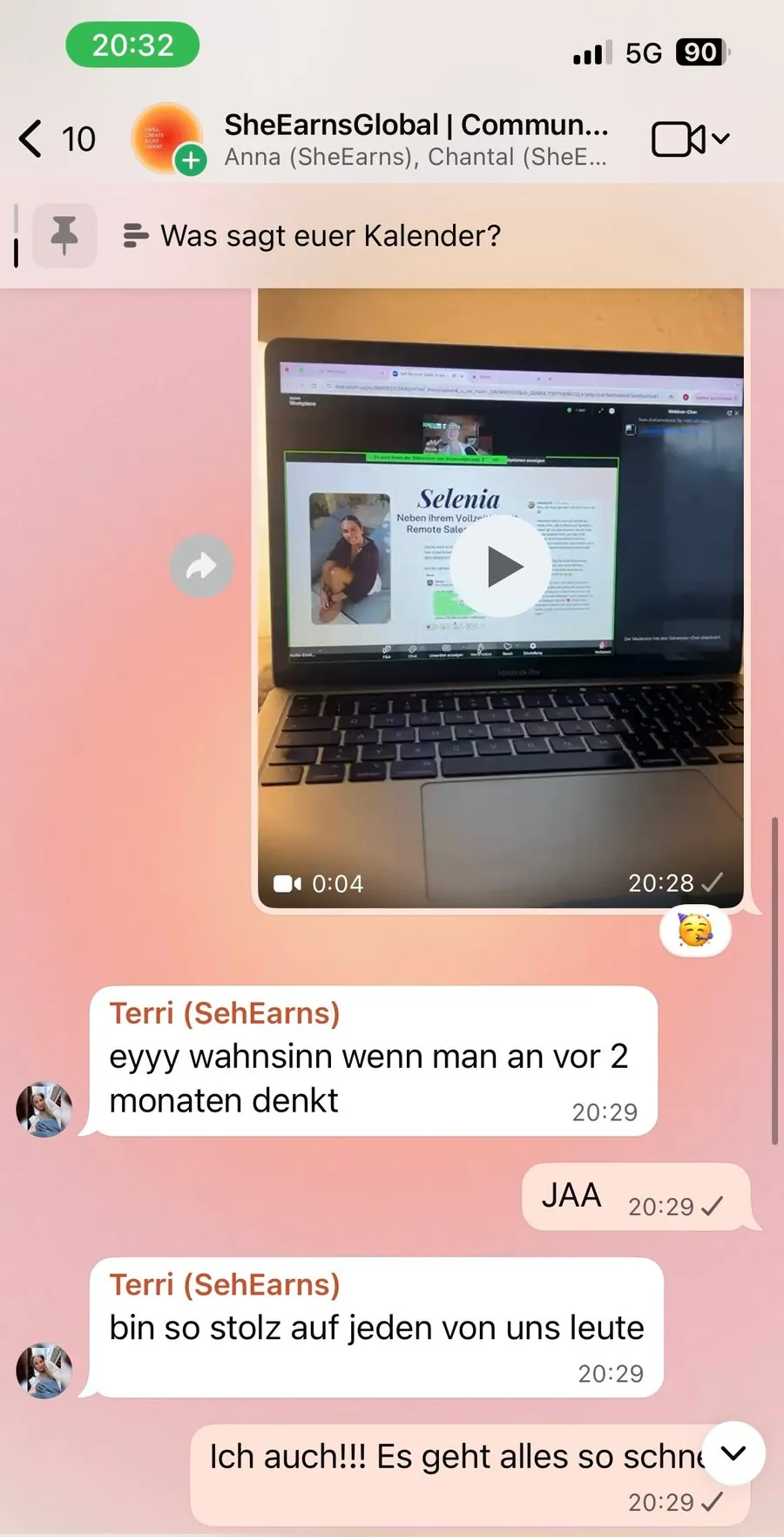 Kundenstimme über die SheEarnsGlobal Academy