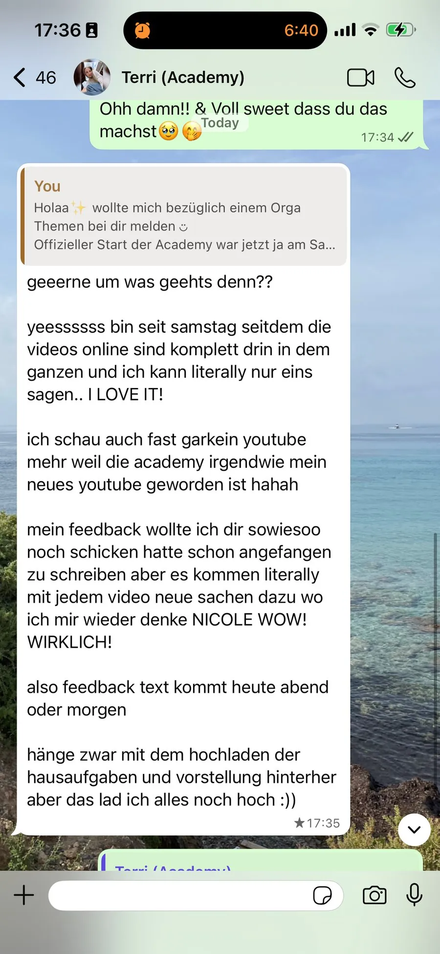 Kundenstimme über die SheEarnsGlobal Academy