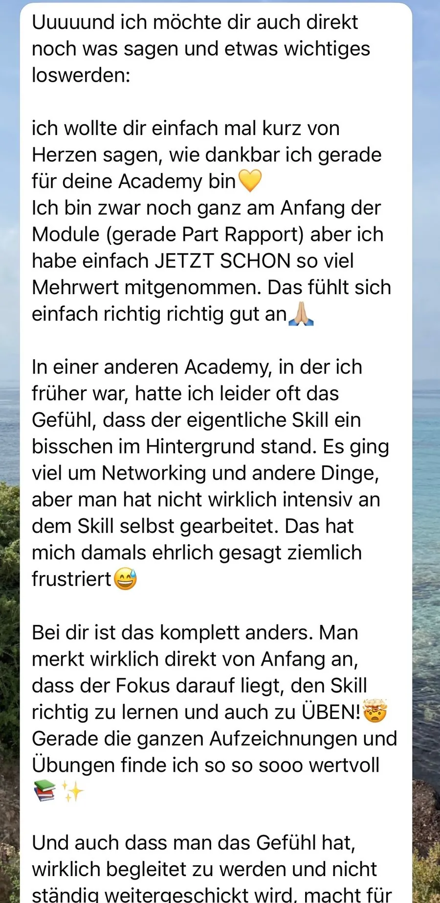 Kundenstimme über die SheEarnsGlobal Academy