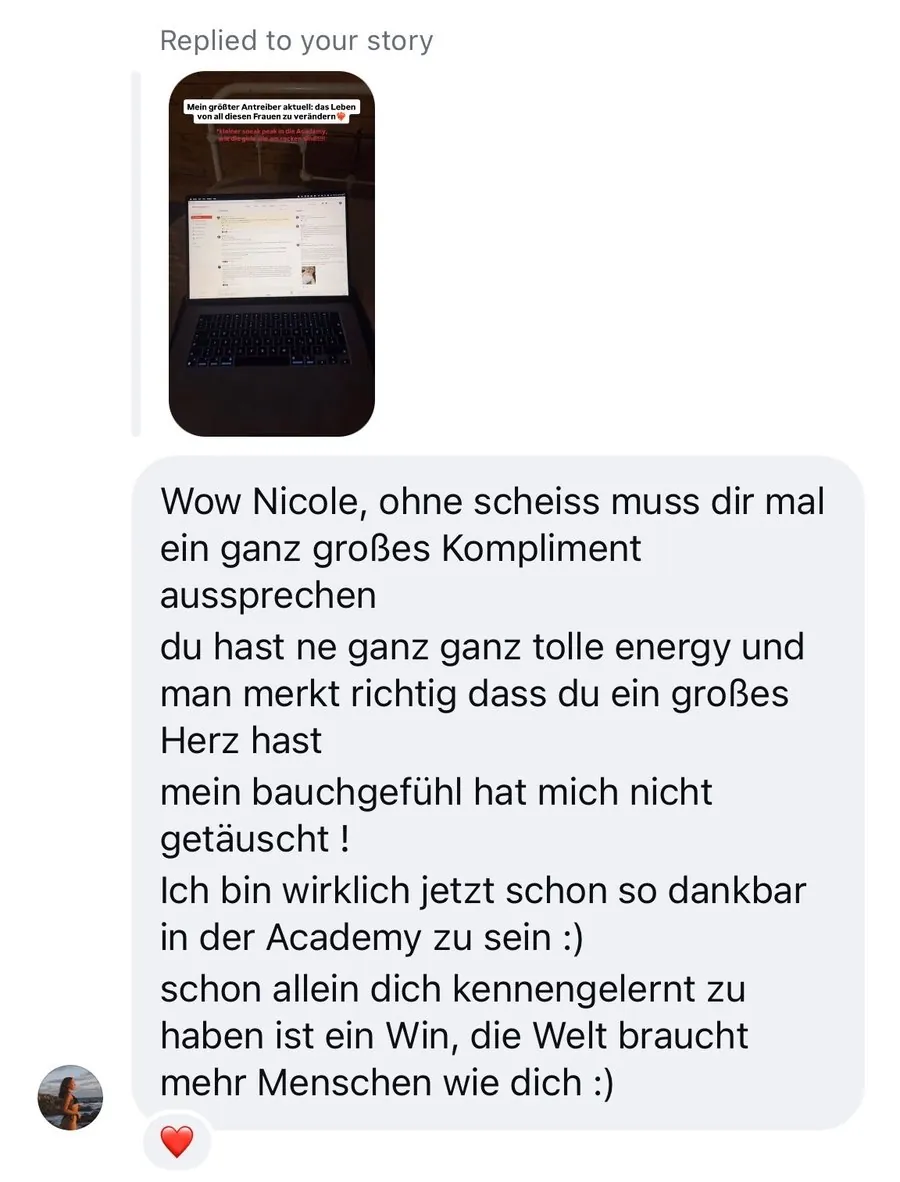 Kundenstimme über die SheEarnsGlobal Academy