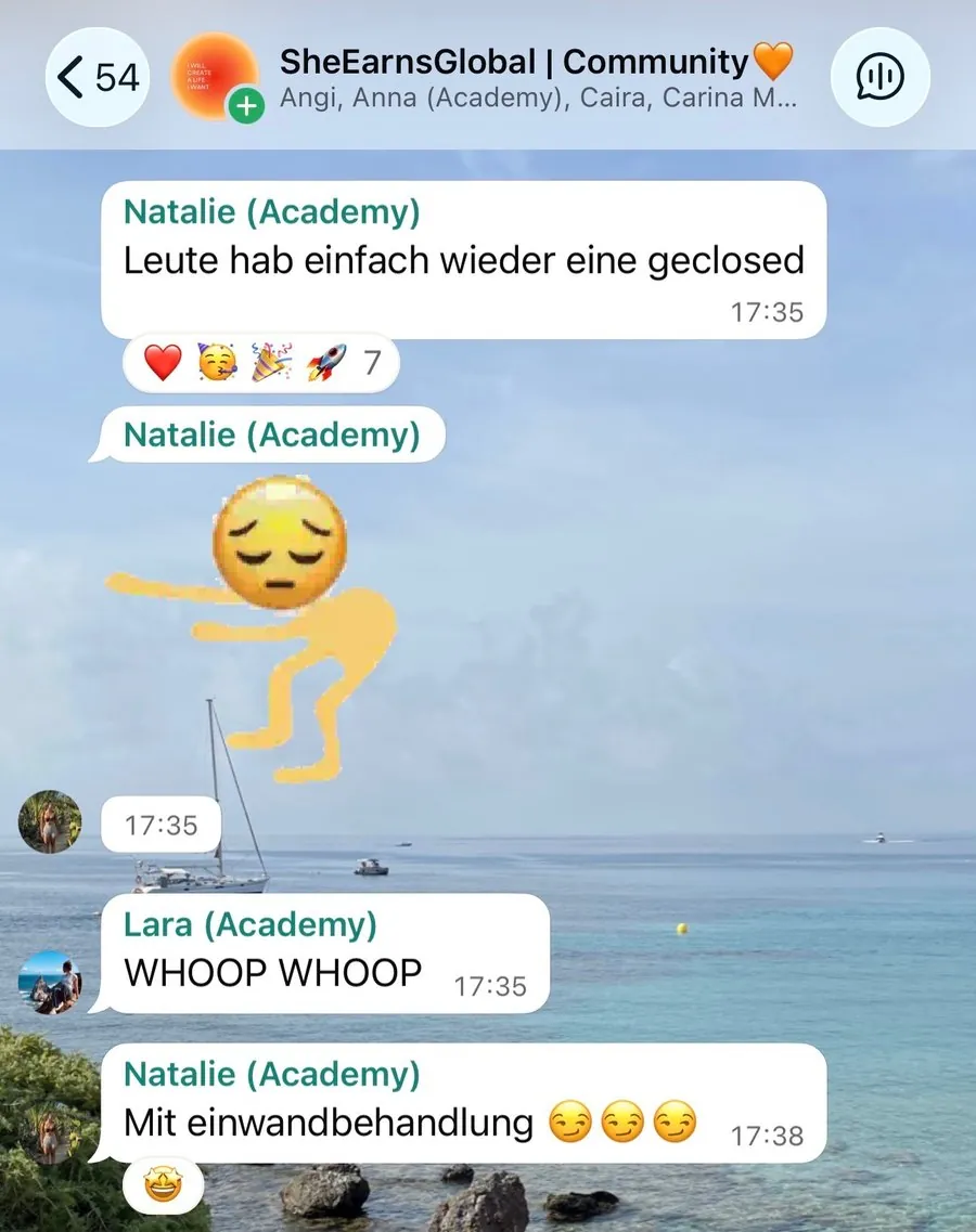 Kundenstimme über die SheEarnsGlobal Academy
