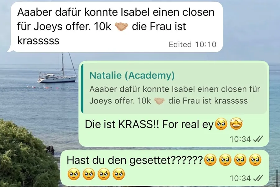Kundenstimme über die SheEarnsGlobal Academy